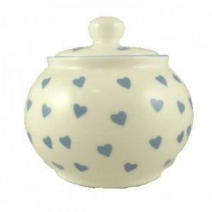 ROY KIRKHAM FINE BONE CHINA | BLUE HEARTS SUGAR BOWL